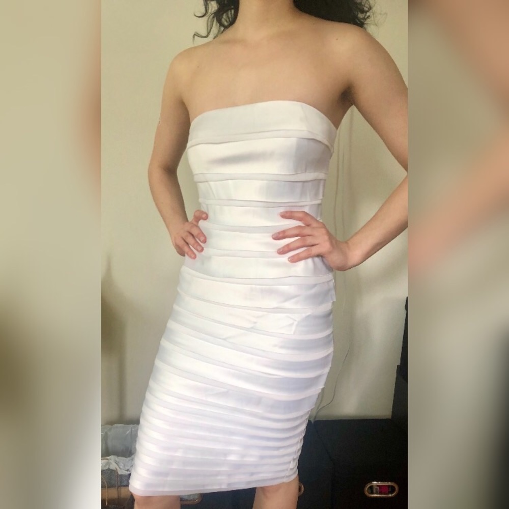 Black House White Market formal strapless dress